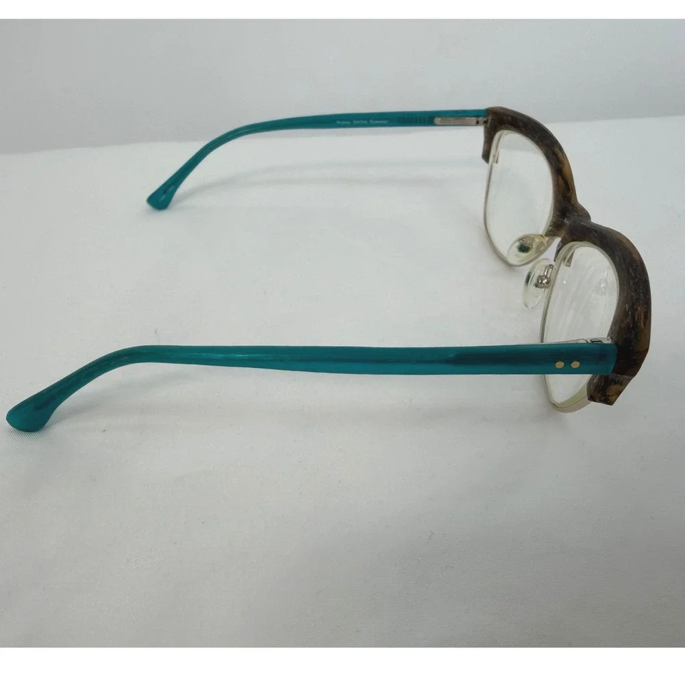 Rickey Smiley Eyewear RS 206 Brown Turquoise Cat Eye Glasses‎ Frames 103-116